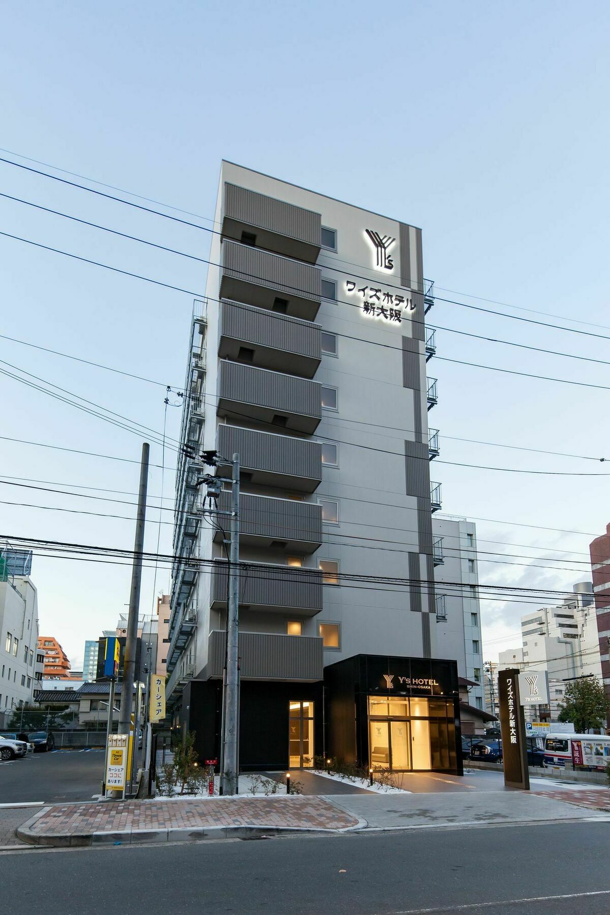 Y'S Hotel Shin Осака Екстер'єр фото